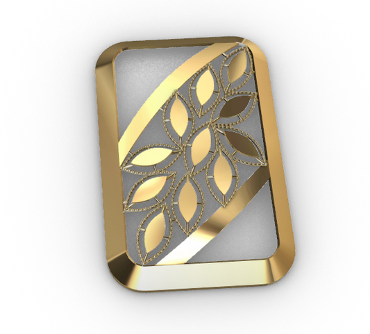 Rhino 3DM File and STL file for 18K Gold  Design  – Professional Jewelry CAD Model