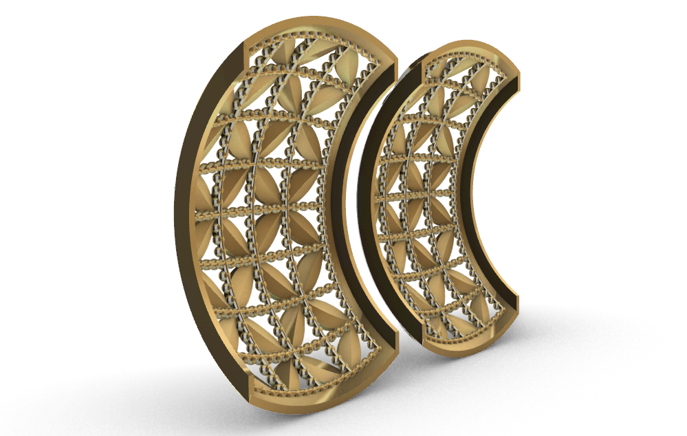Rhino 3DM File and STL file for 18K Gold earring Design Wide fit – Professional Jewelry CAD Model (Copy) (Copy) (Copy) (Copy) (Copy) (Copy)