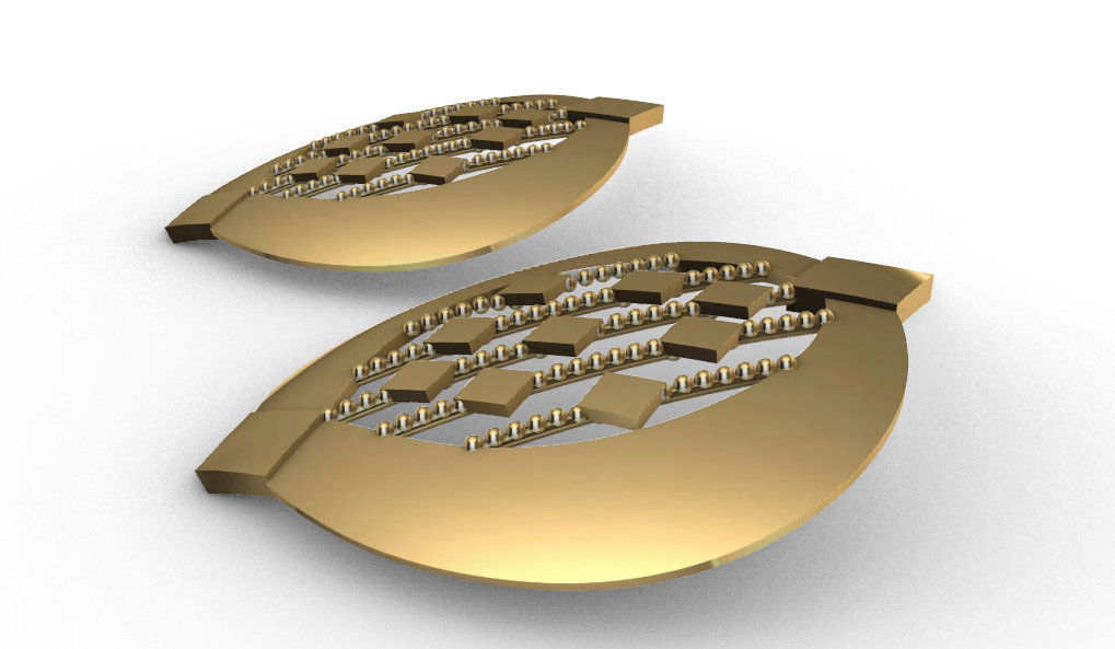 Rhino 3DM File and STL file for 18K Gold  Design  – Professional Jewelry CAD Model