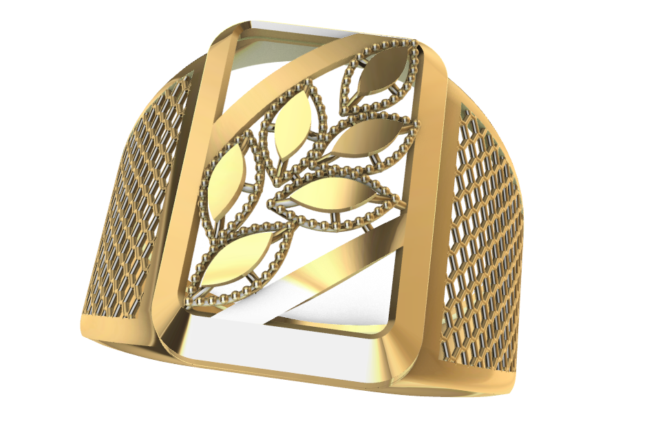 code : mn10013 Rhino 3DM File and STL file for 18K Gold ring Design – Professional Jewelry CAD Model
