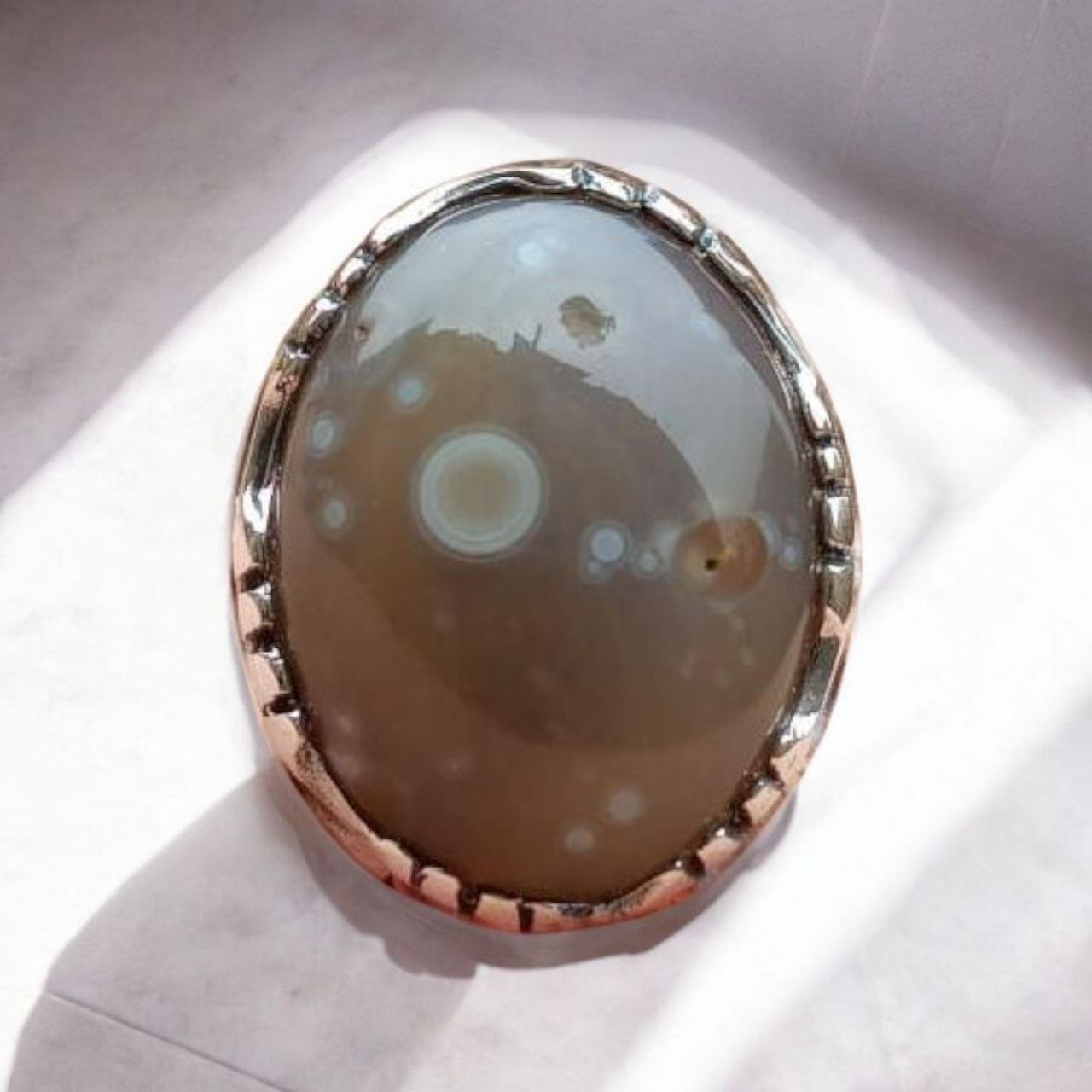 Men's silver ring