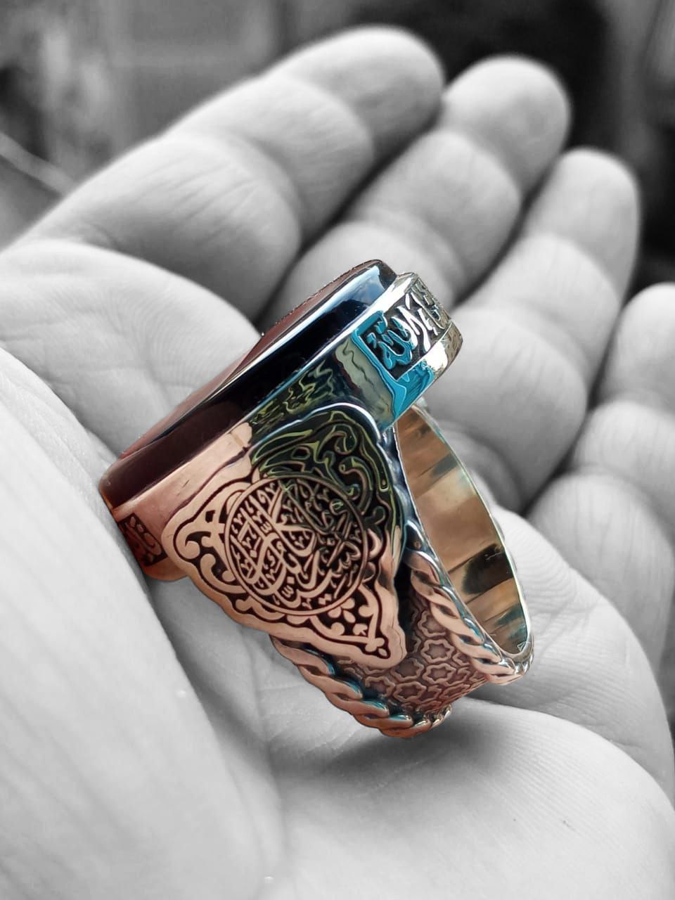 Men's silver ring