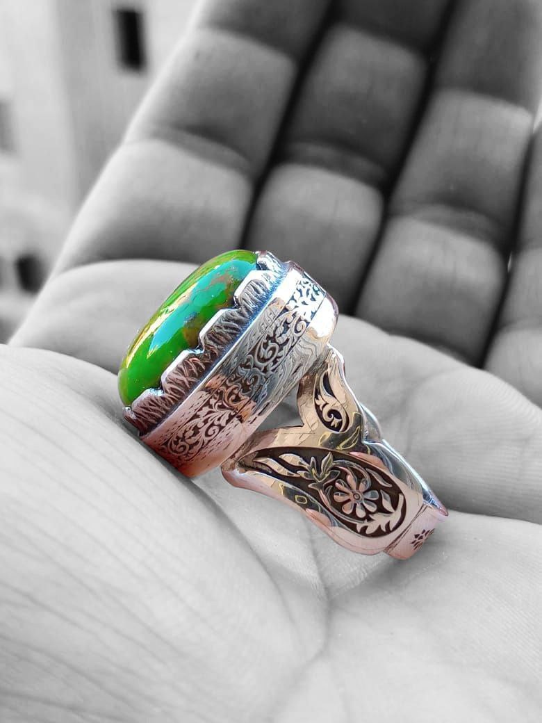 Men's silver ring