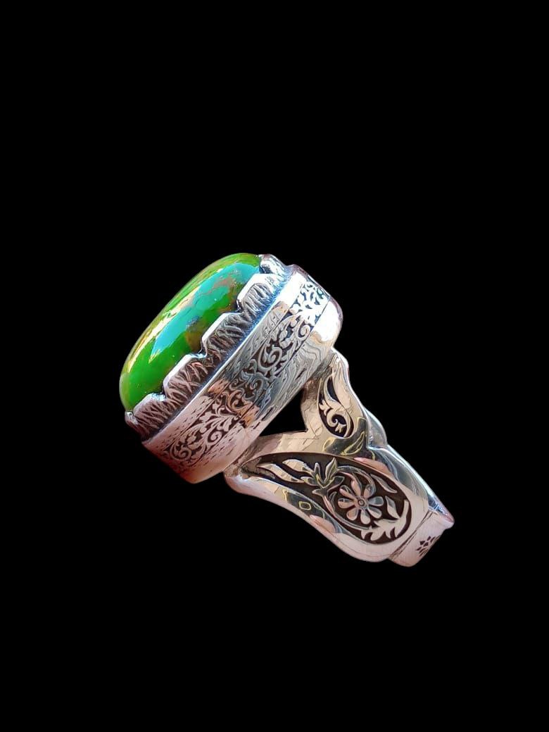 Men's silver ring