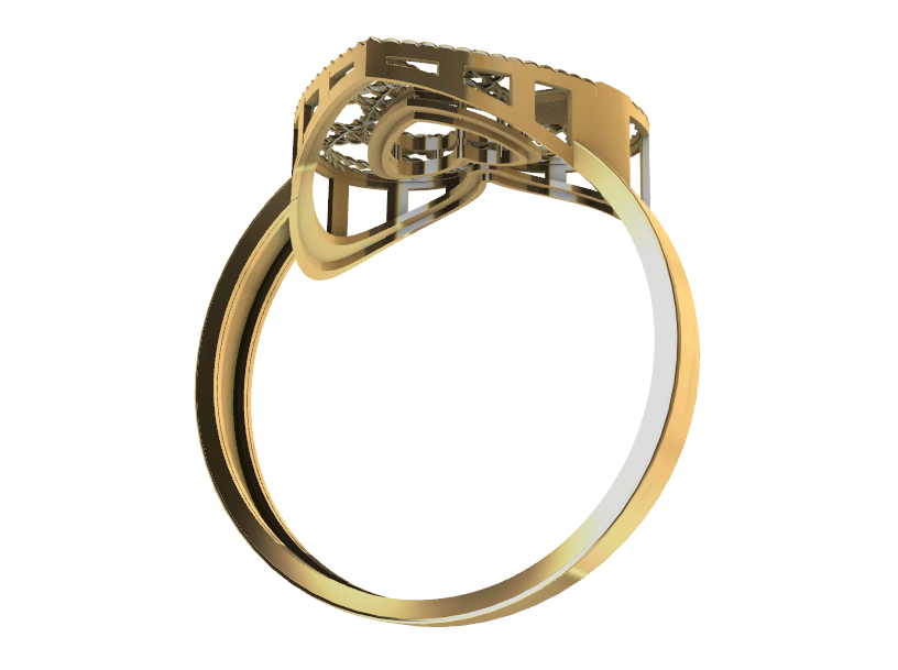 code: mna1008 Rhino 3DM File and STL file for 18K Gold ring Design – Professional Jewelry CAD Model