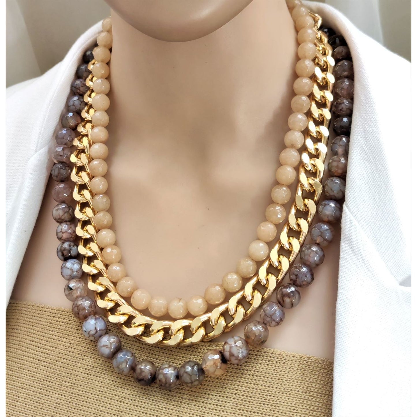 Agate Stone Necklace