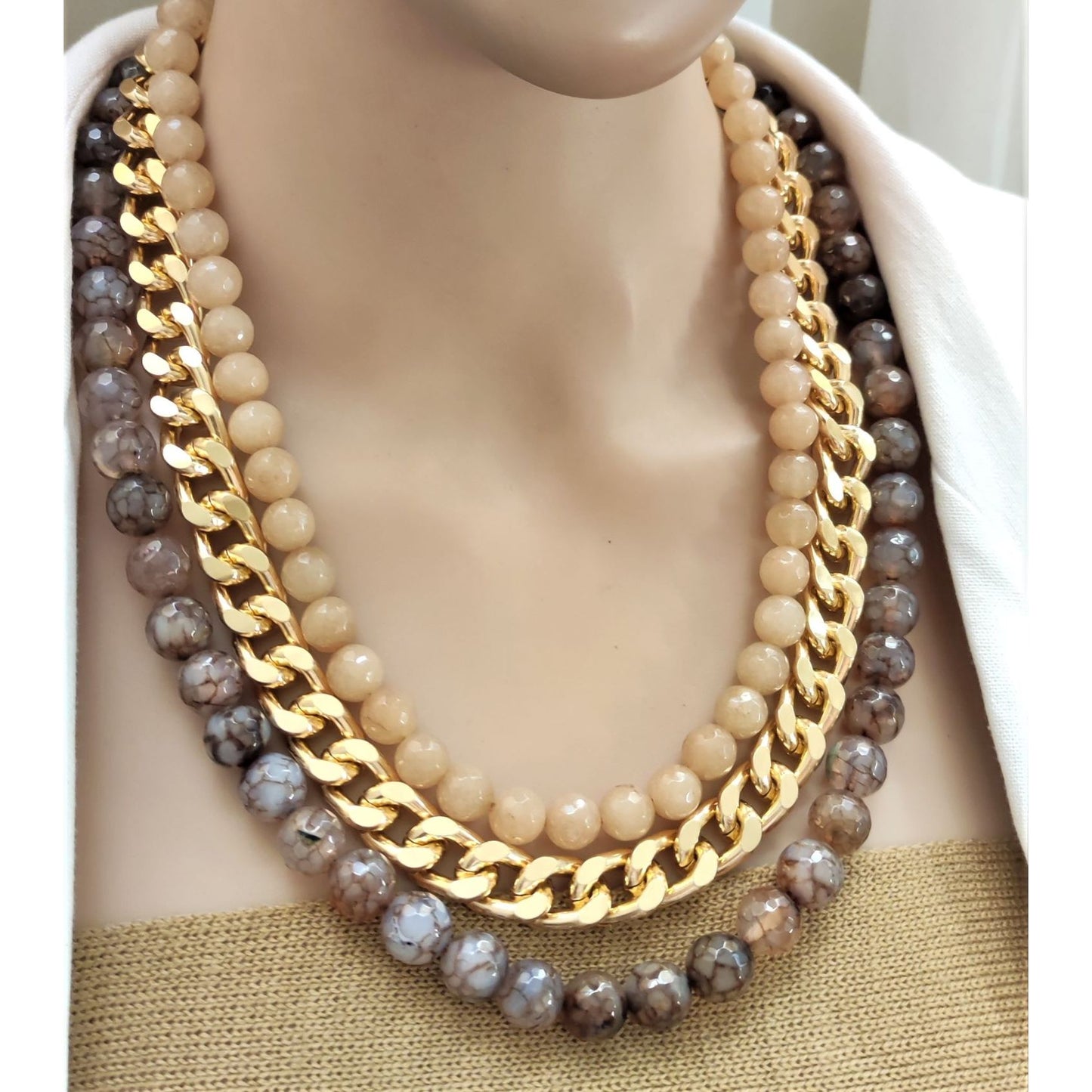 Agate Stone Necklace