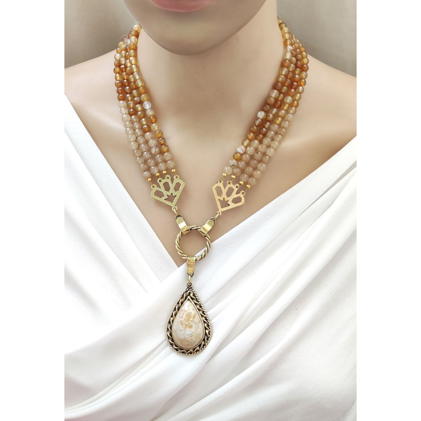 Agate Stone necklace