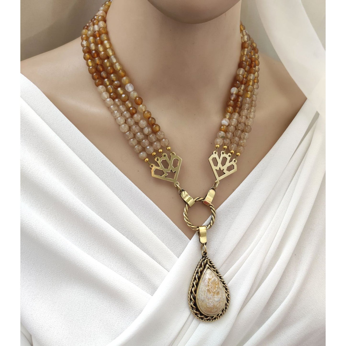 Agate Stone necklace