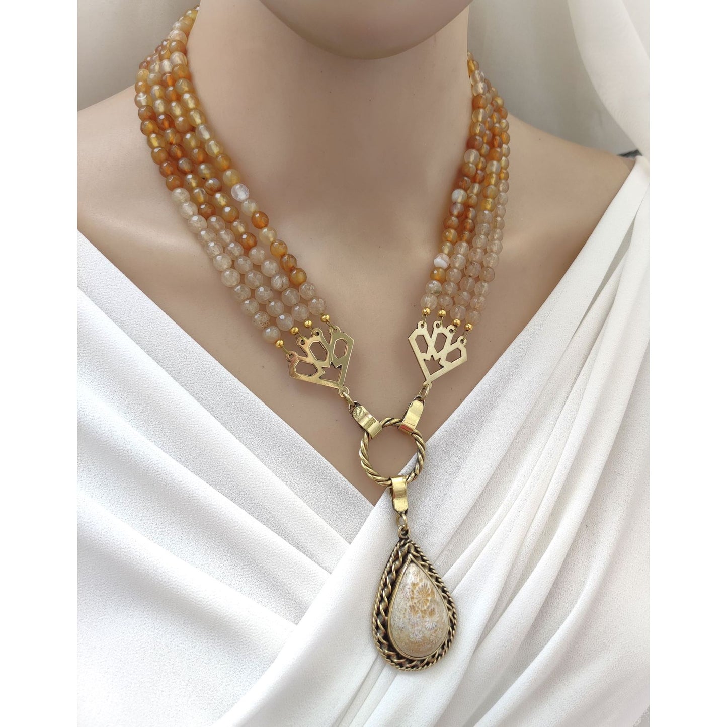 Agate Stone necklace