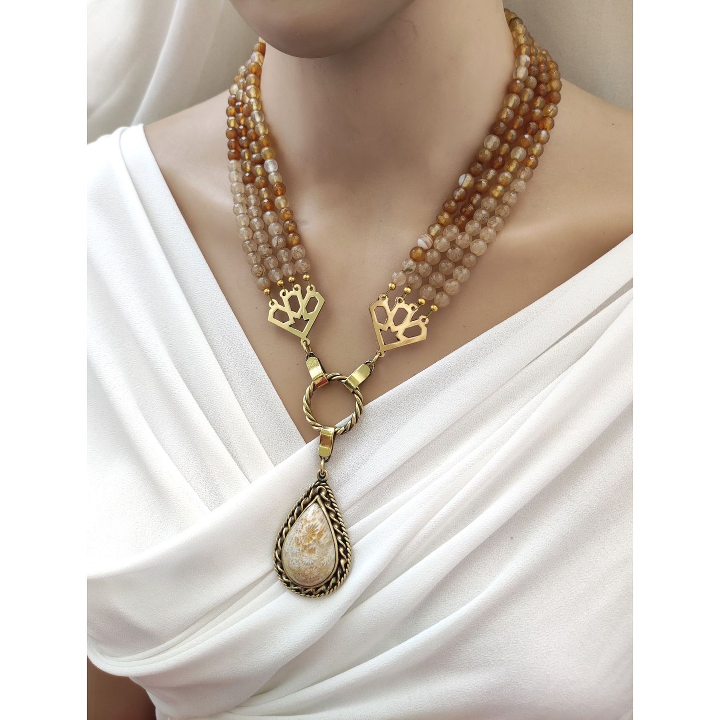 Agate Stone necklace