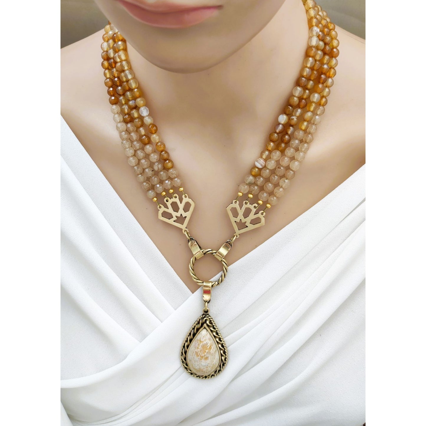 Agate Stone necklace