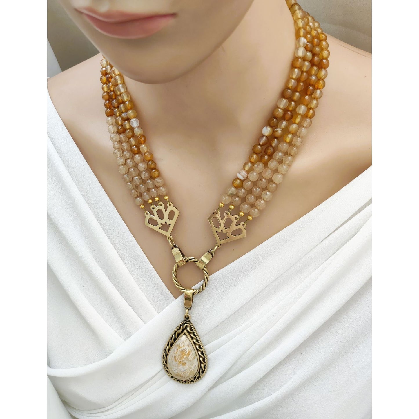 Agate Stone necklace