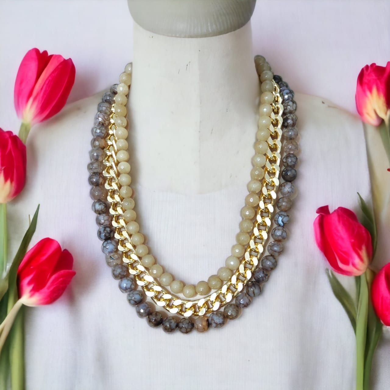 Agate Stone Necklace