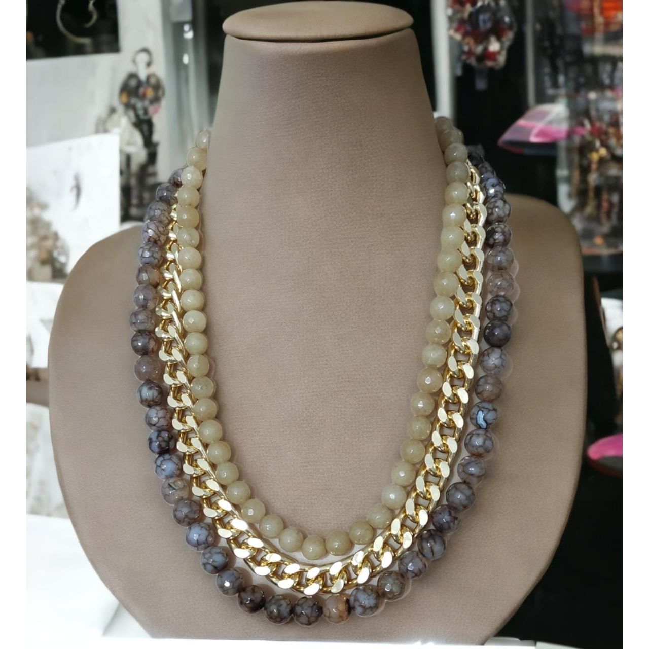 Agate Stone Necklace