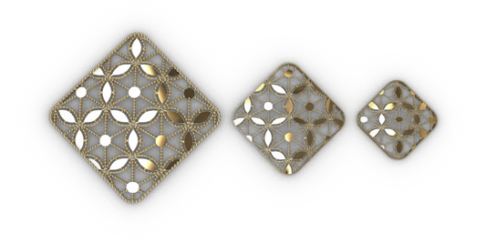 Rhino 3DM File and STL file for 18K Gold  Design  – Professional Jewelry CAD Model