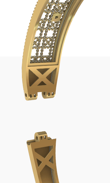 code: mna1001   Rhino 3DM File and STL file for 18K Gold ring Design  – Professional Jewelry CAD Model