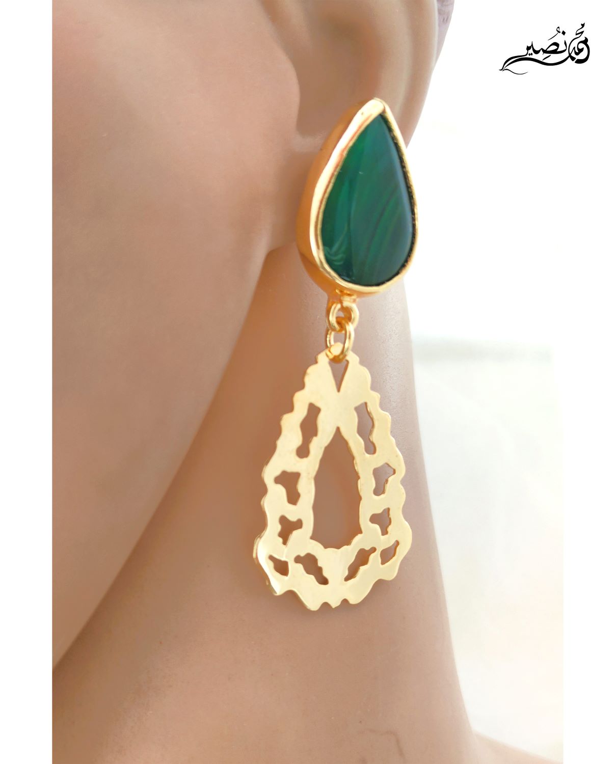 Copper earring