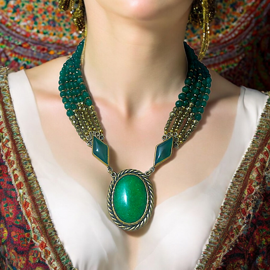 natural stone necklace