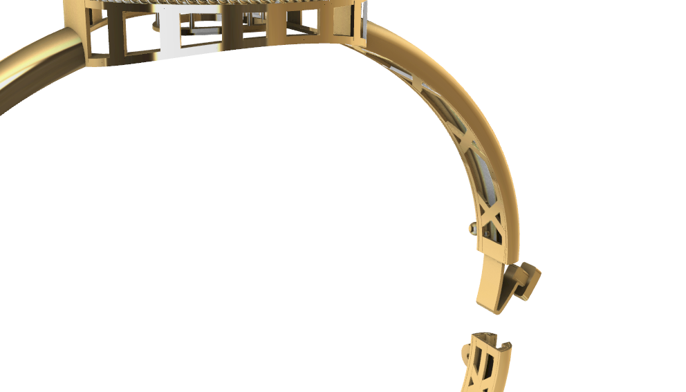 code: mna1009   Rhino 3DM File and STL file for 18K Gold ring Design  – Professional Jewelry CAD Model