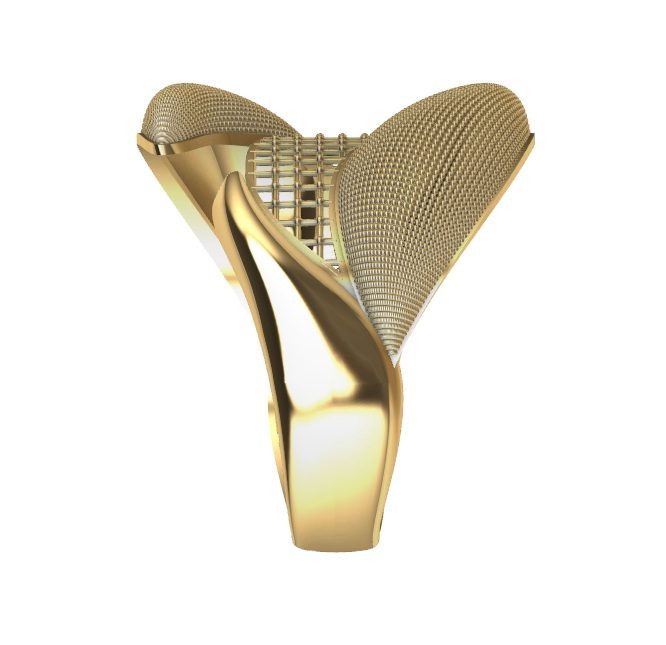 code: mn10007  Rhino 3DM File and STL file for 18K Gold ring Design  – Professional Jewelry CAD Model