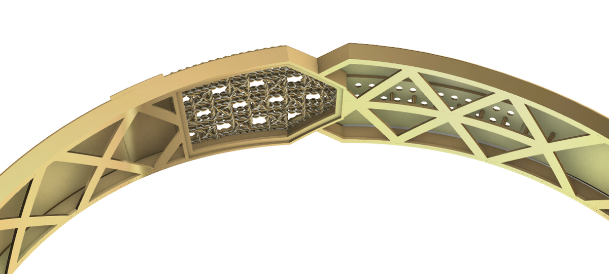 code: mna1005   Rhino 3DM File and STL file for 18K Gold ring Design  – Professional Jewelry CAD Model