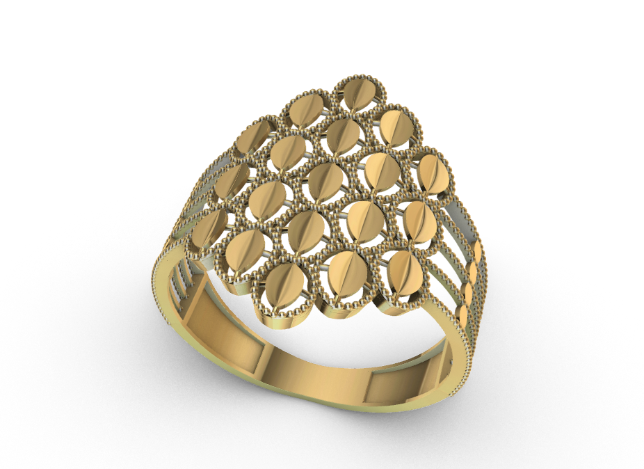 code: mnh20005  Rhino 3DM File and STL file for 18K Gold ring Design  – Professional Jewelry CAD Model