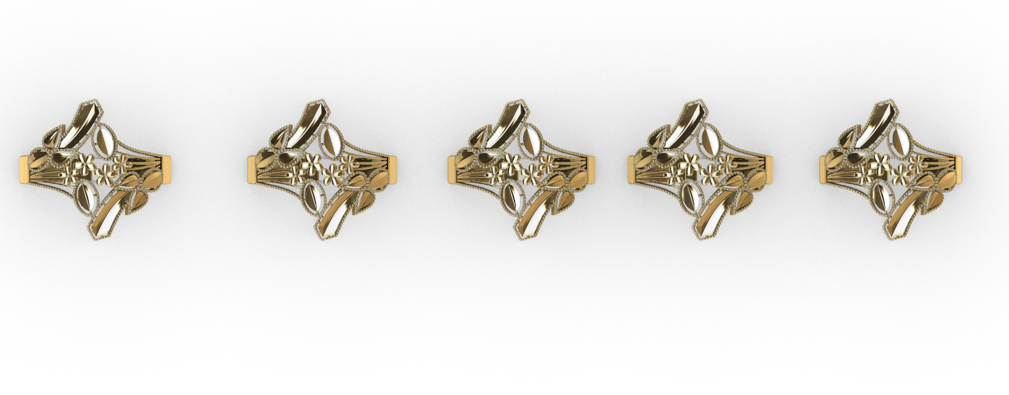 code: mnh20010  Rhino 3DM File and STL file for 18K Gold ring Design  – Professional Jewelry CAD Model