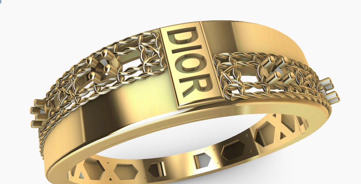 code: mna1004   Rhino 3DM File and STL file for 18K Gold ring Design  – Professional Jewelry CAD Model