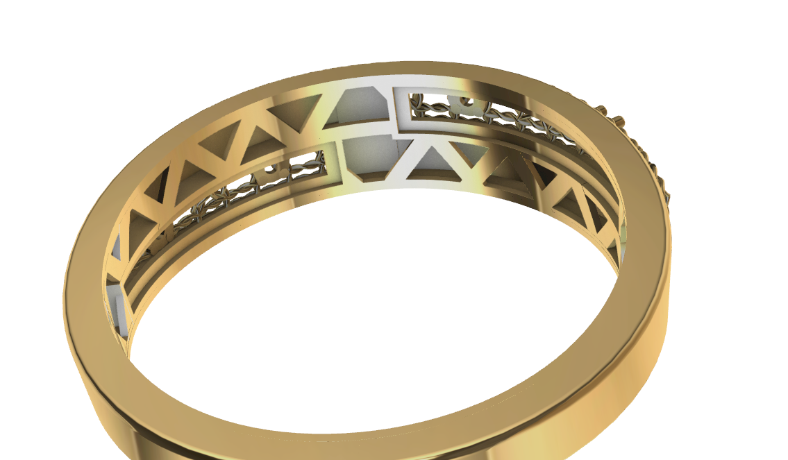 code: mna1004   Rhino 3DM File and STL file for 18K Gold ring Design  – Professional Jewelry CAD Model