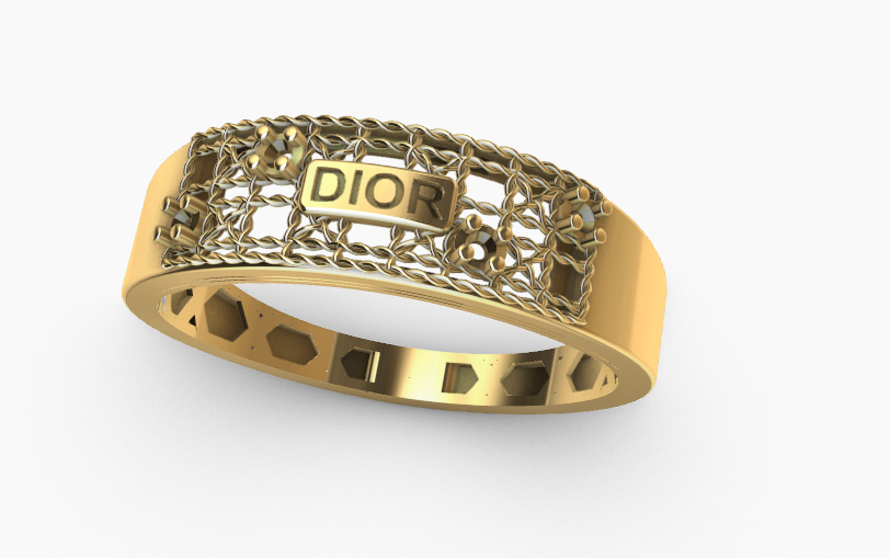 code: mna1002   Rhino 3DM File and STL file for 18K Gold ring Design  – Professional Jewelry CAD Model