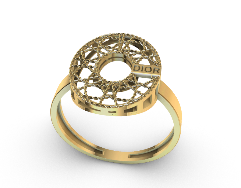 code: mna1007   Rhino 3DM File and STL file for 18K Gold ring Design  – Professional Jewelry CAD Model