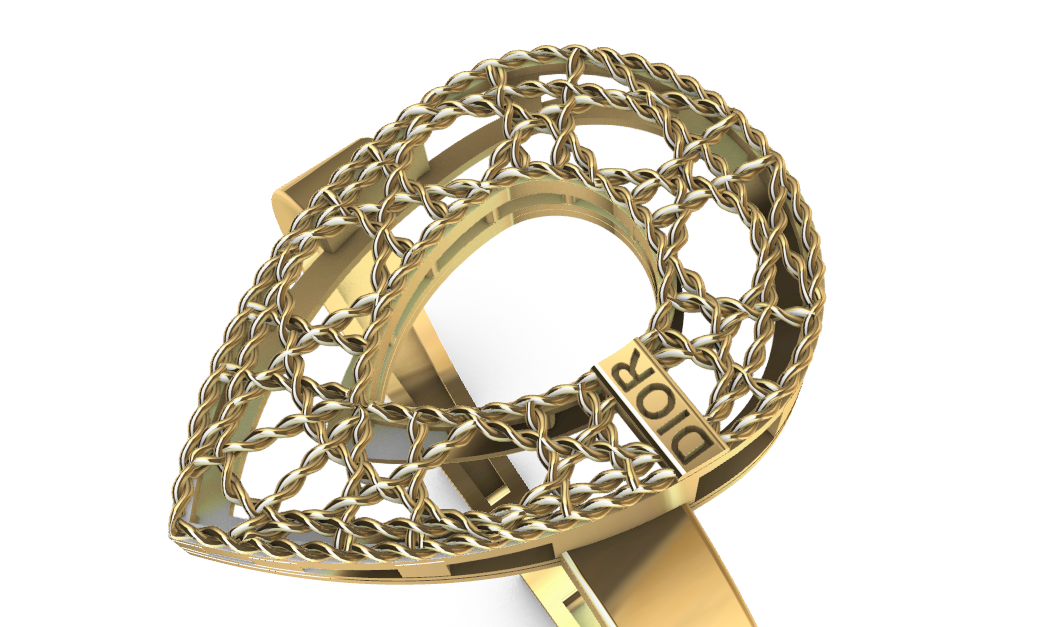 code: mna1010   Rhino 3DM File and STL file for 18K Gold ring Design  – Professional Jewelry CAD Model