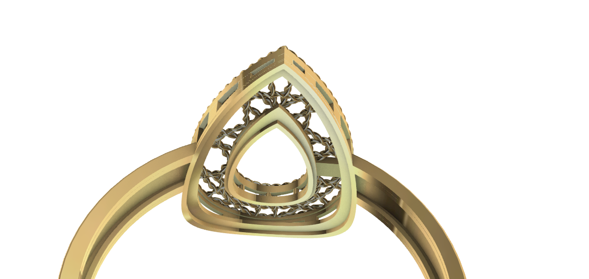 code: mna1010   Rhino 3DM File and STL file for 18K Gold ring Design  – Professional Jewelry CAD Model
