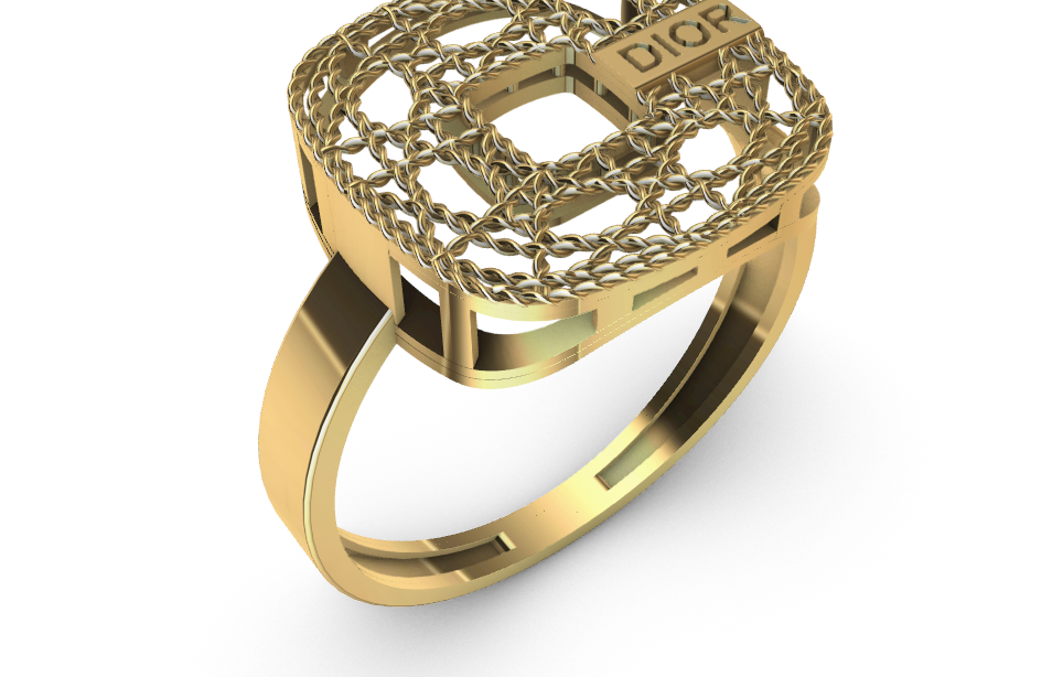 code: mna1011   Rhino 3DM File and STL file for 18K Gold ring Design  – Professional Jewelry CAD Model
