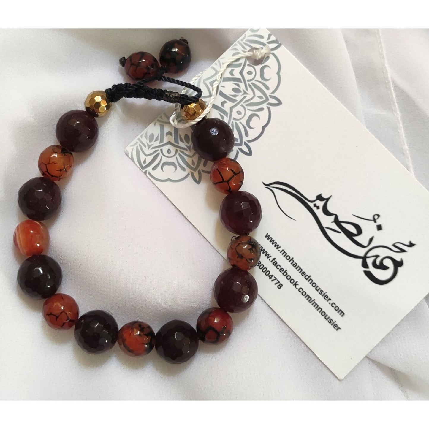 Gemstone Bracelet ( natural agate )