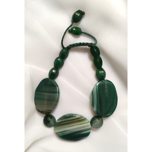 Gemstone Bracelet ( natural agate )